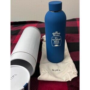 2023 Limited Edition Ripl Ocean Blue Corona Summer Insulated Water Bottle 500ml